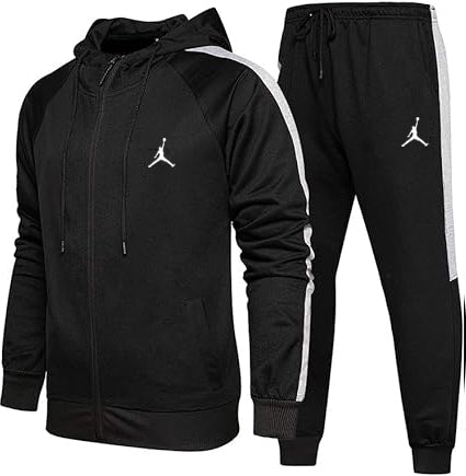 Men's Casual Tracksuit Long Sleeve Running Jogging Athletic Sports Set
