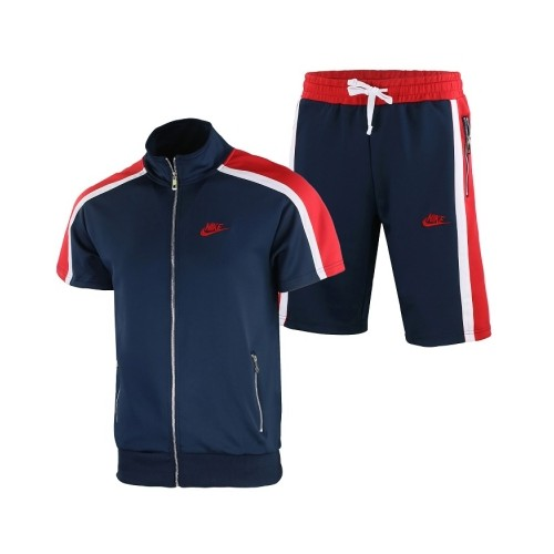 Sportswear Jacket & Short Set 2 Pc Set Navy