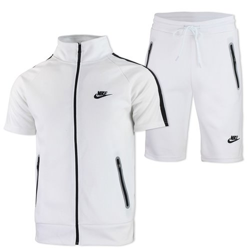 Men's Tech Short-Sleeve Full Zip Jacket & Short Set
